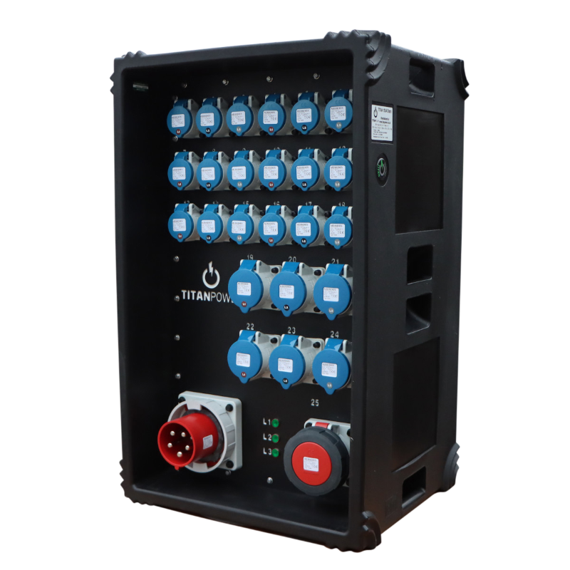 125A Temporary Power Distribution Unit - 25 Way 400V